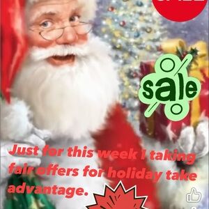 Festive Santa Claus Holiday Poster